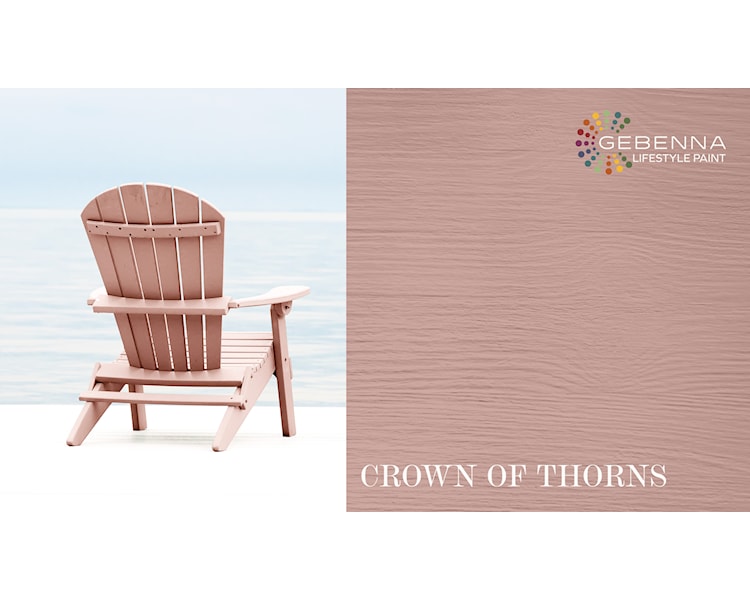 farvekort udendørs træmaling CROWN OF THORNS